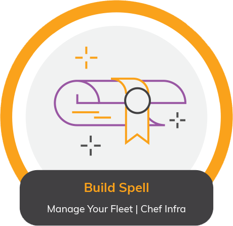 Build Spell - badge with scroll