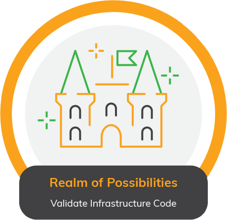 Realm of possiblities - badge with castle